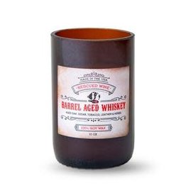 Trade roots Rescued Wine Soy Candle, Barrel Aged Whiskey