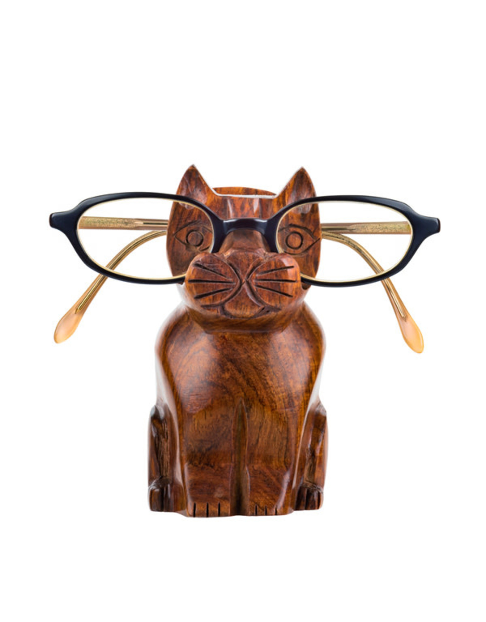 Trade roots Cat Eyeglass Holder, India
