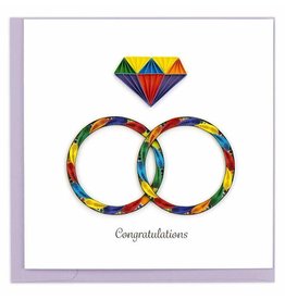 Trade roots Rainbow Rings, Quilling Card, Vietnam