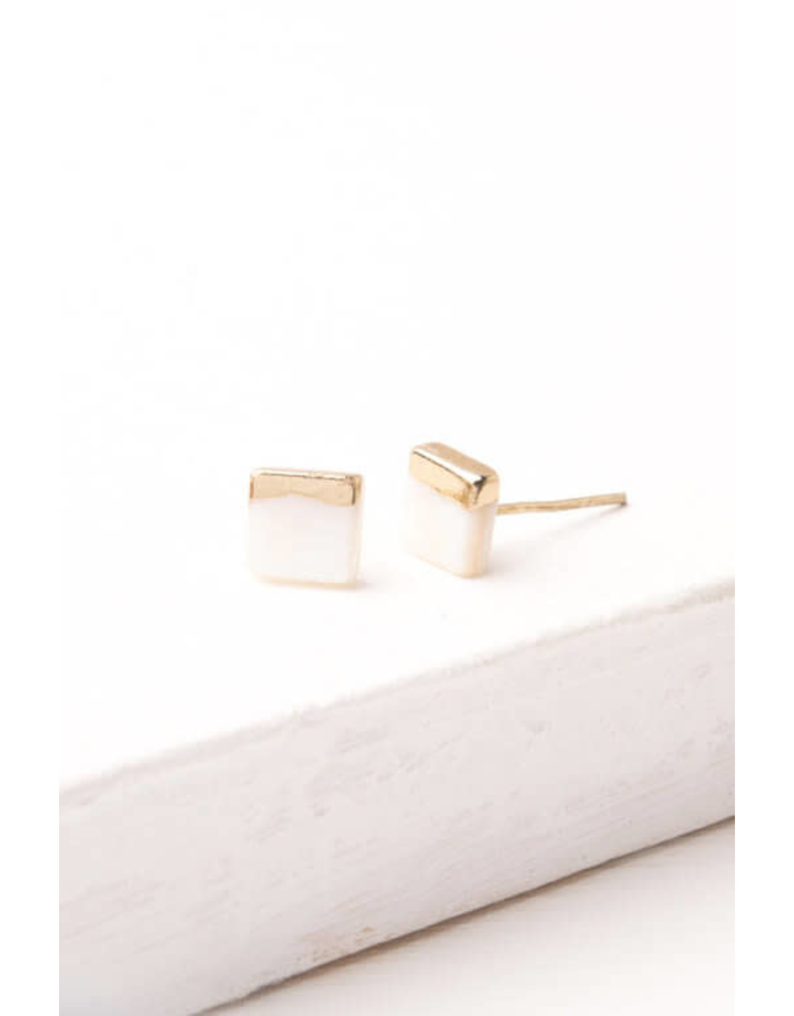 Trade roots Kelly Mother of Pearl Studs, Asia