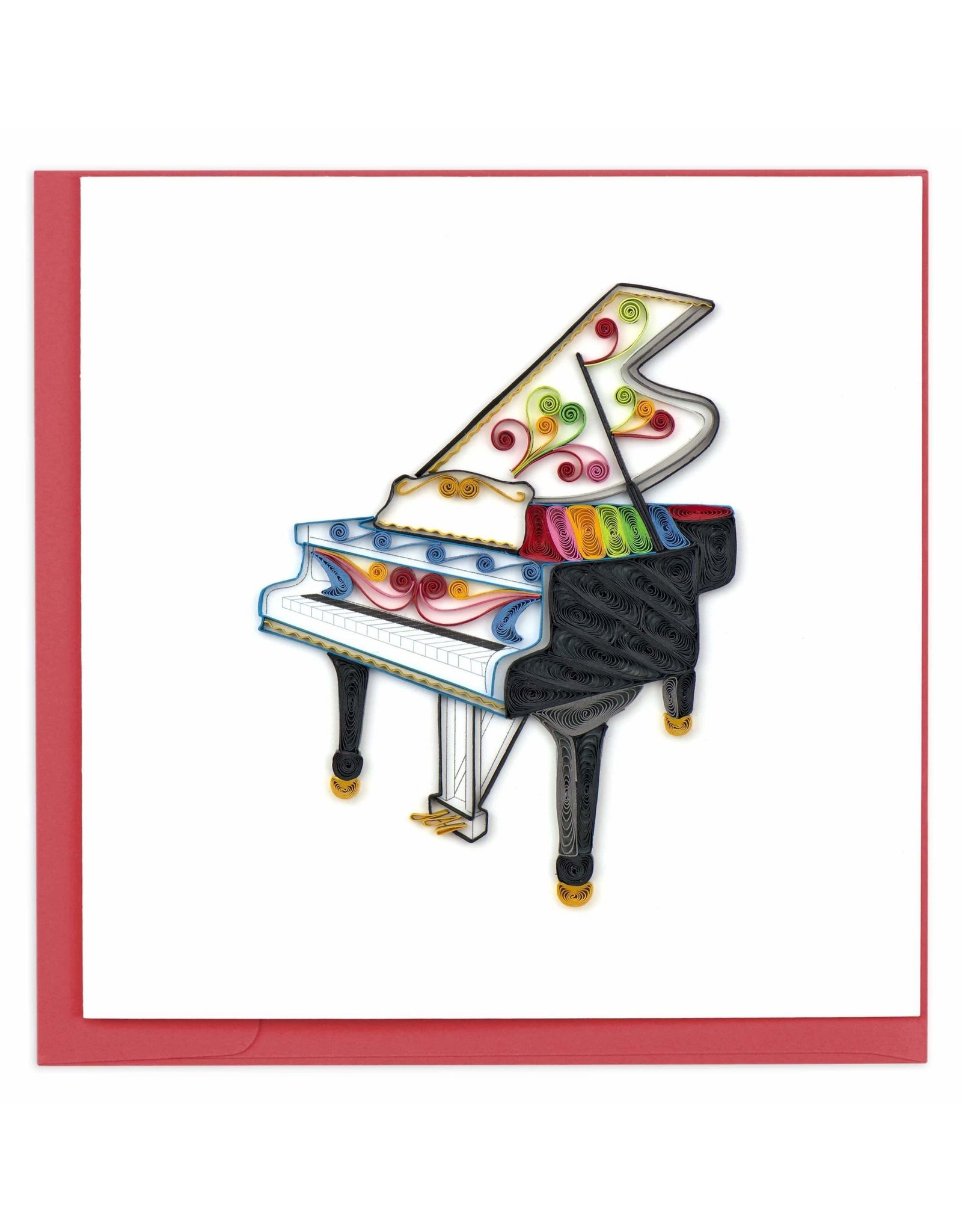 Trade roots Grand Piano Quilling Card, Vietnam