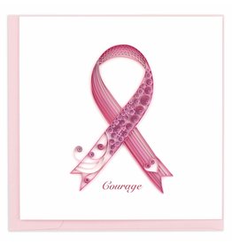 Trade roots Breast Cancer Ribbon, Quilling Card, Vietnam