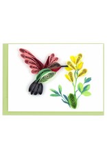 Trade roots Hummingbird, Quill Gift  Enclosure Card, Vietnam