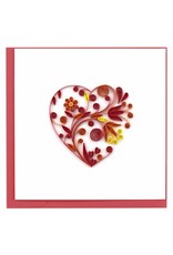 Trade roots Large Heart Quilling Card, Vietnam