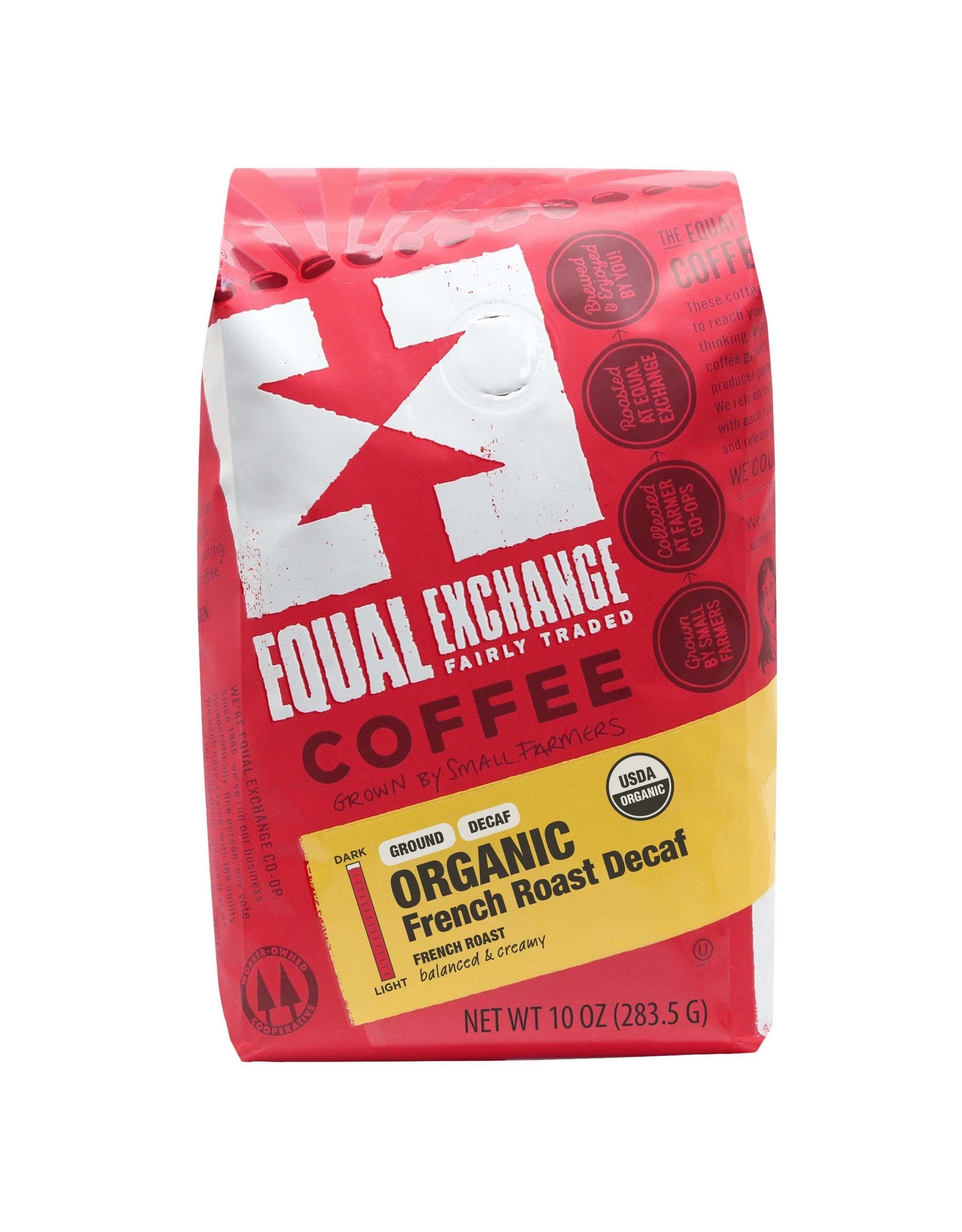 Trade roots Organic French Roast, Decaf Ground, 10 oz ***