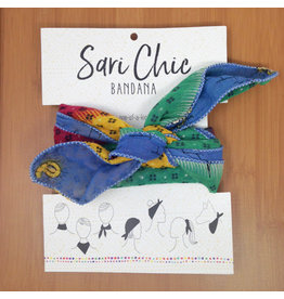 Trade roots Sari Chic Bandana, India (Patterns Vary)