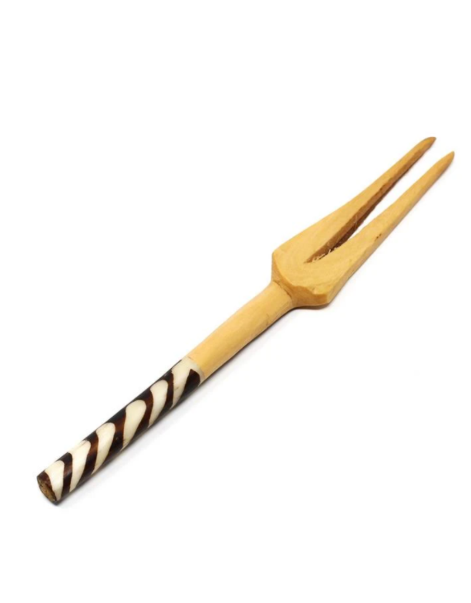 Olive Wood Appetizer Fork Trade Roots