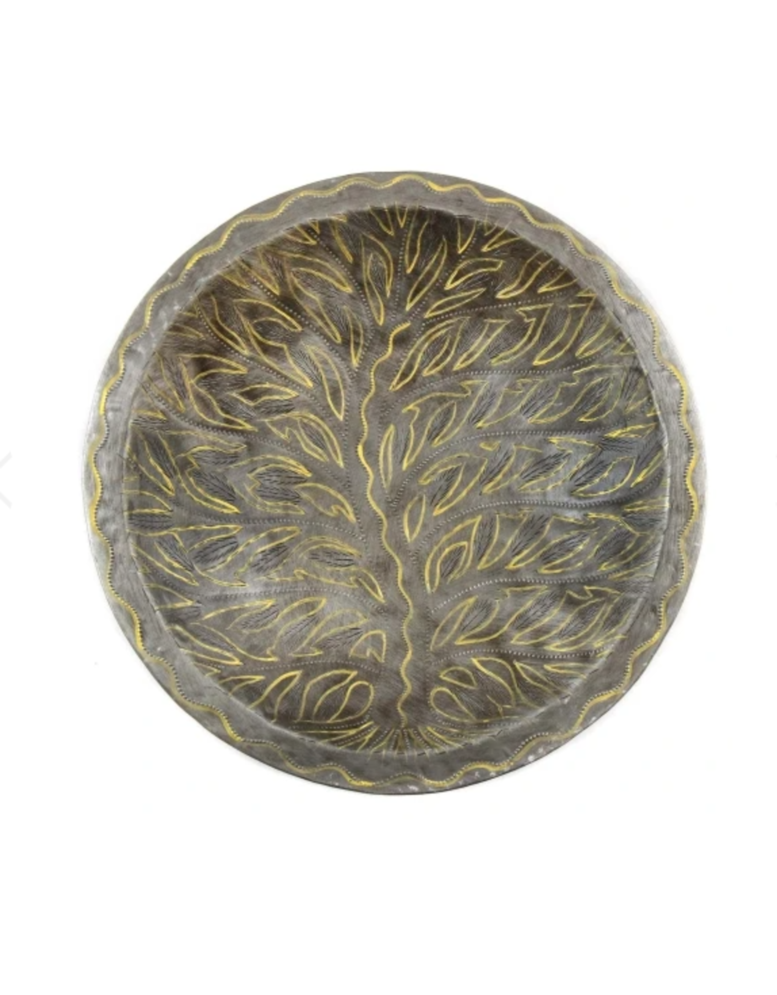 Trade roots Metal  Tree of Life Bowl