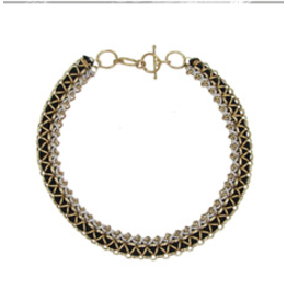 Trade roots Woven Metallic Necklace/Bracelet