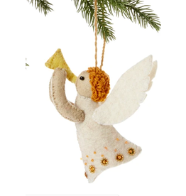 Trade roots Felted Angel Ornament, Kyrgyzstan