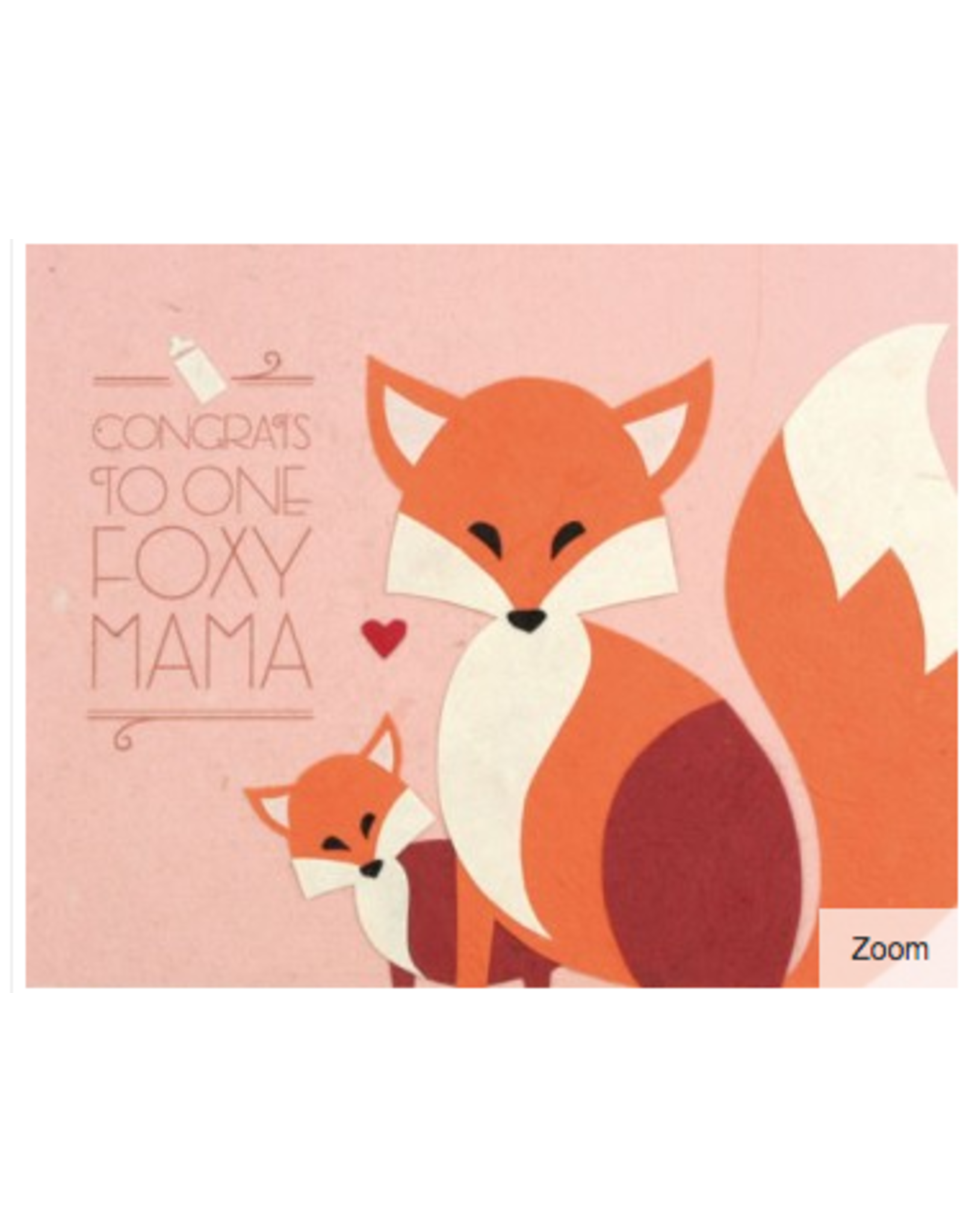 Congratulations Cards Paper Party Supplies Foxy Mama Card