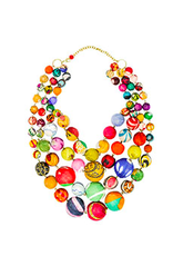 Trade roots Kantha Orb Necklace, India