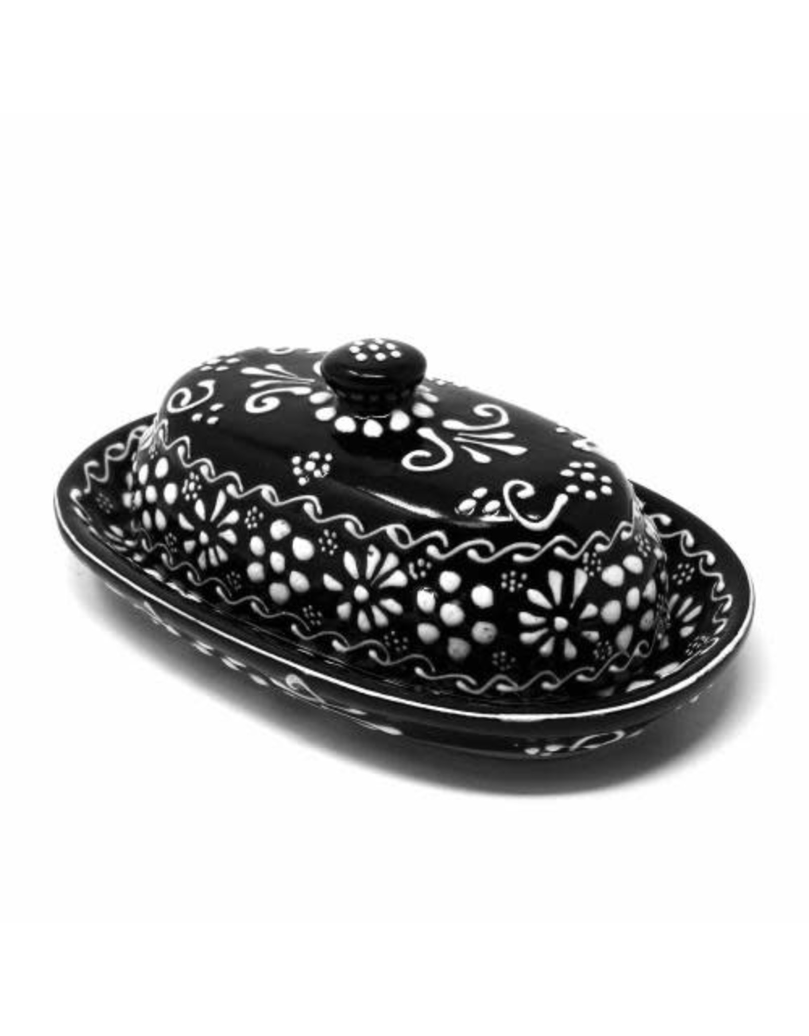 Trade roots Butter Dish, Ink, Mexico