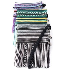 Trade roots Gyari Cotton Passport Bag, Nepal