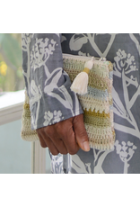 Trade roots Crocheted Clutch Bag, Light Mix