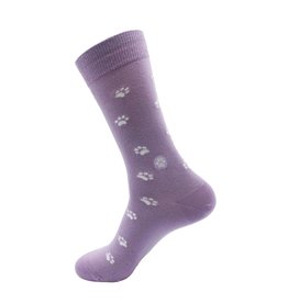 Trade roots Socks That Save Dogs, Purple Paw Prints