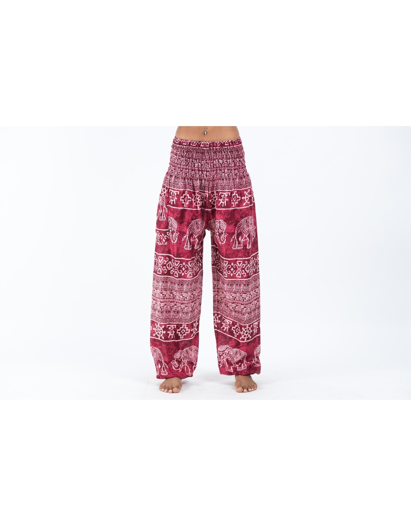 Trade roots Elephant Pants, Marble Red, Thailand