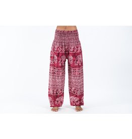 Trade roots Elephant Pants, Marble Red, Thailand