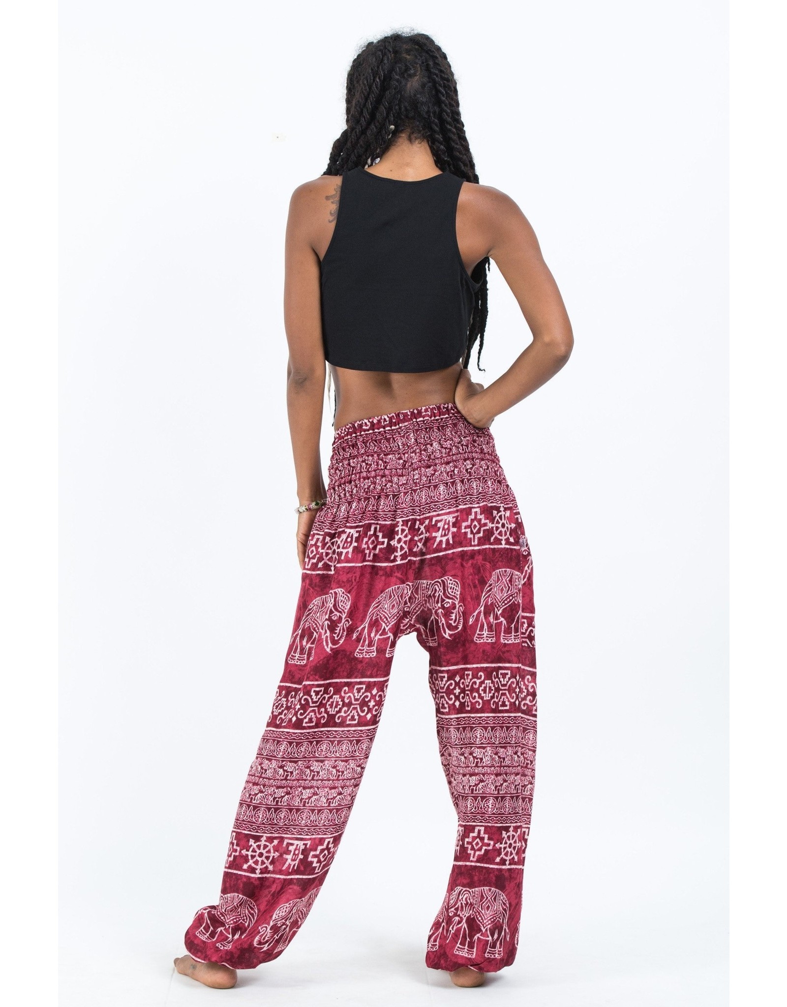 Trade roots Elephant Pants, Marble Red, Thailand