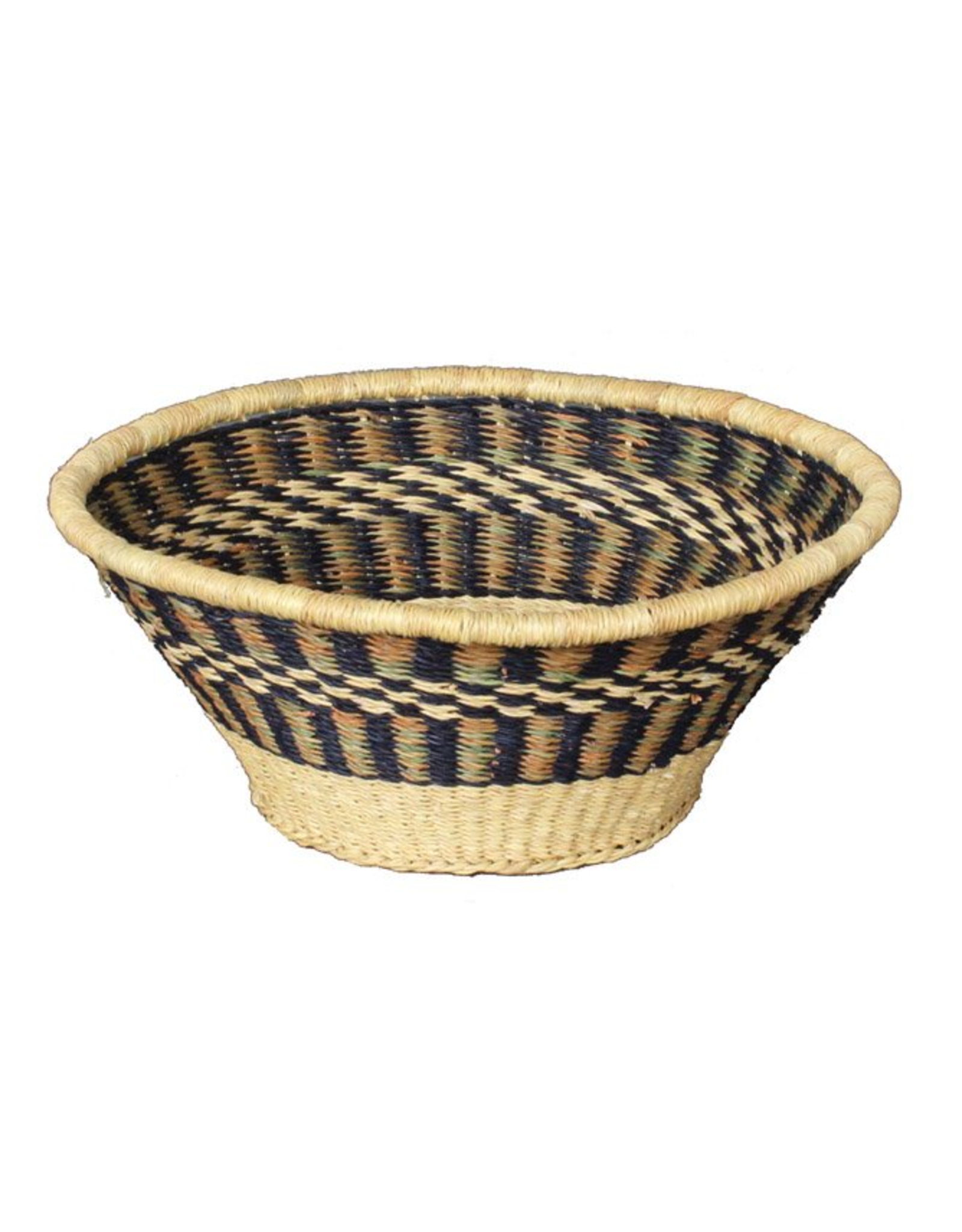 Trade roots Woven Grass Fruit Basket, Ghana