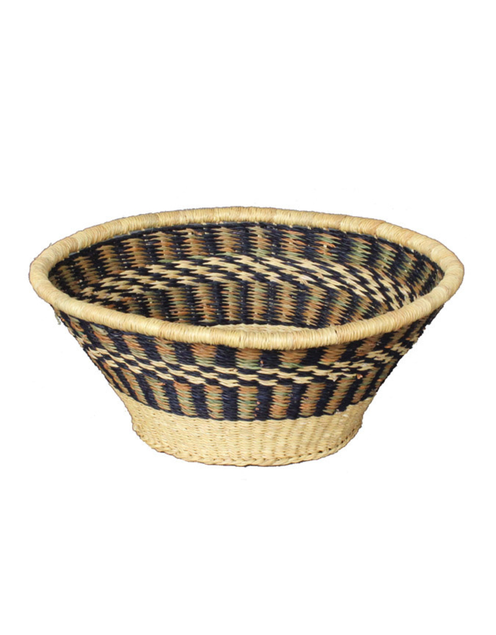 Trade roots Woven Grass Fruit Basket, Ghana