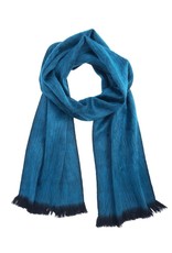 Trade roots Alpaca Scarf, Midnight Turquoise, Ecuador