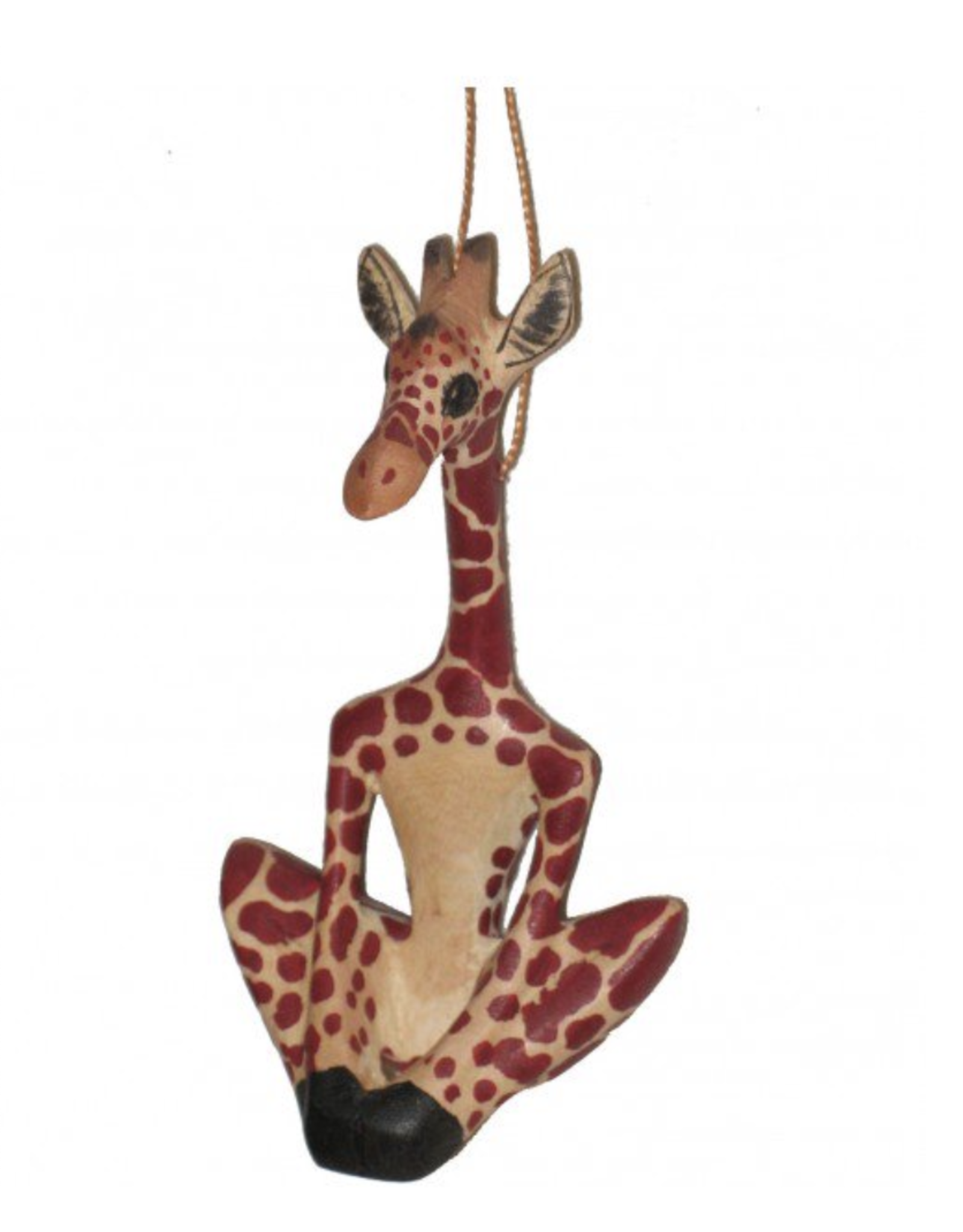 Trade roots Yoga Giraffe Ornament, Kenya