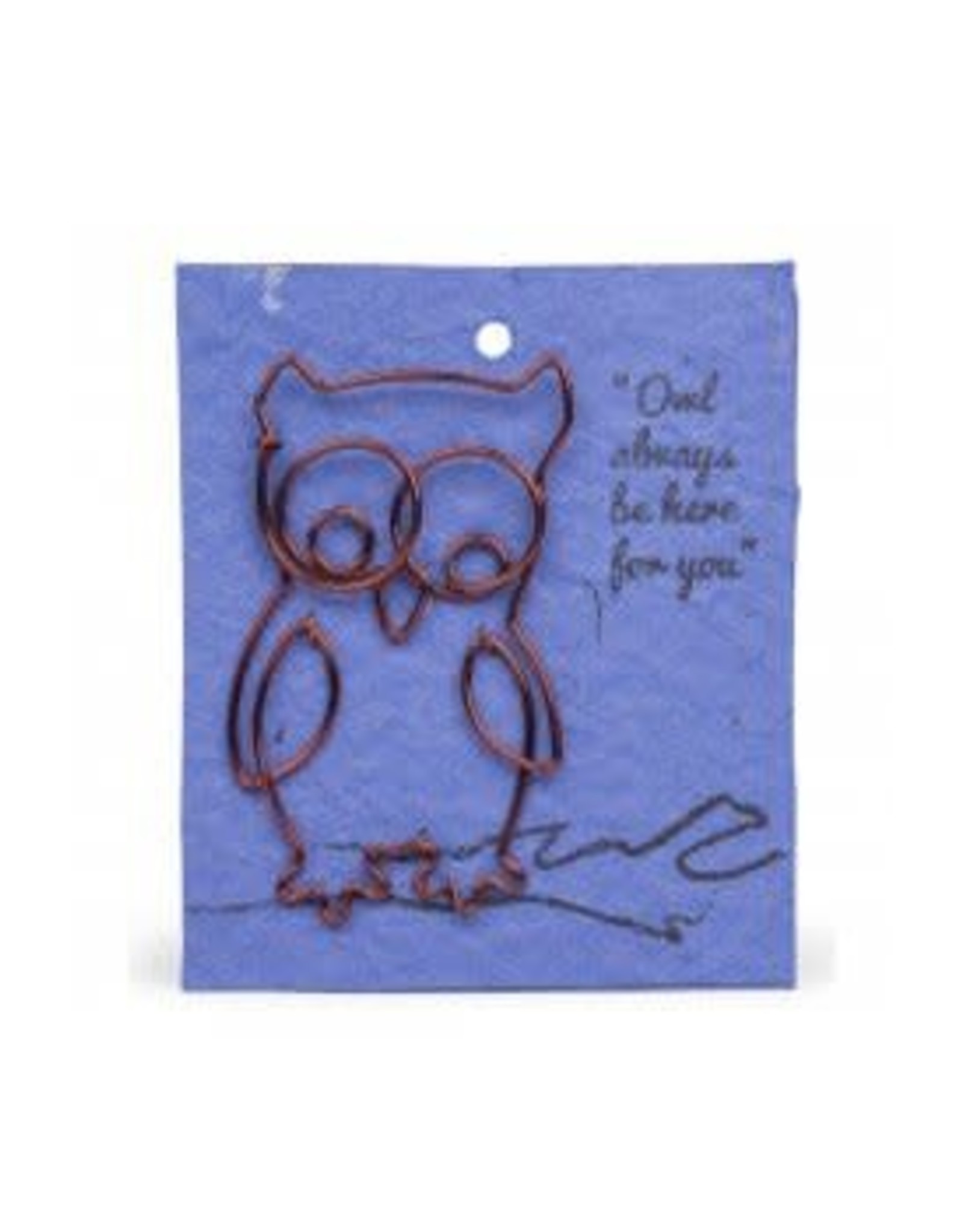 Trade roots Wire Owl Bookmark, India