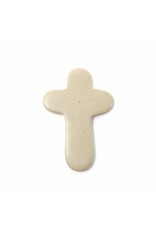 Trade roots Small Flat Soapstone Cross, Kenya