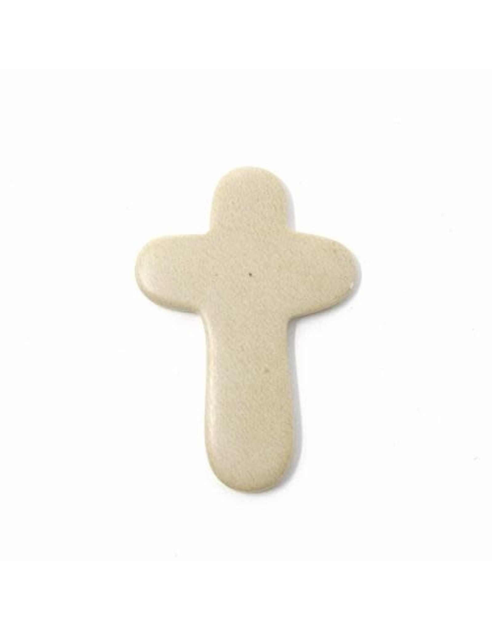 Trade roots Small Flat Soapstone Cross, Kenya