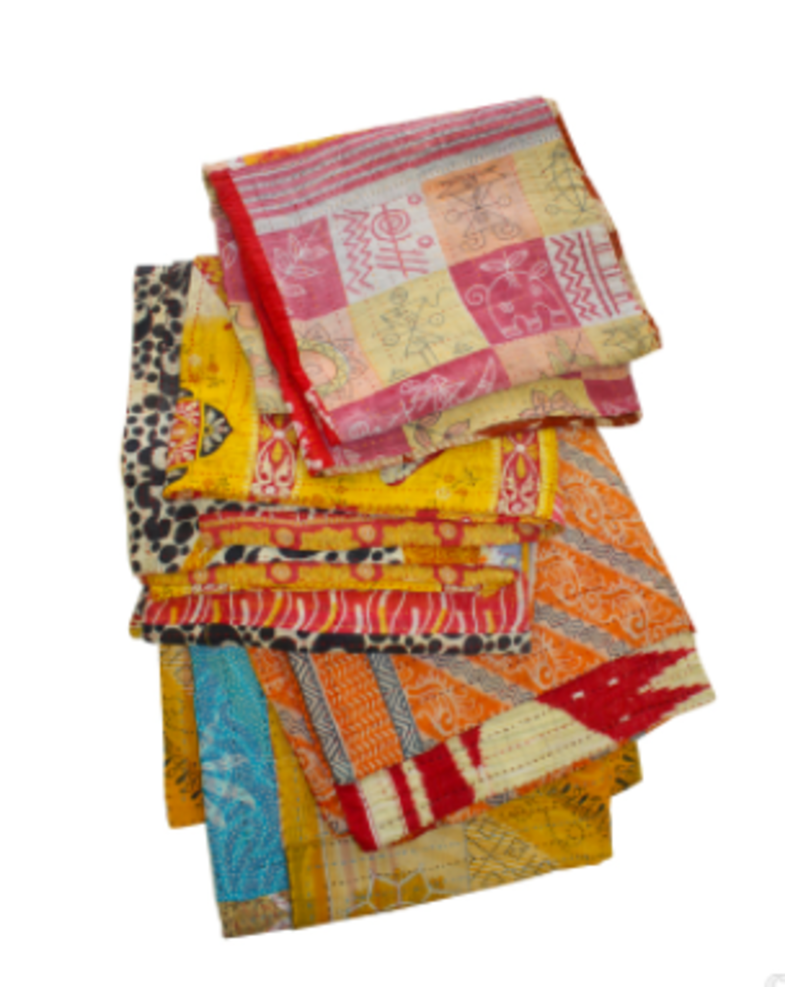 Trade roots Kantha Multi Color Throw 56" sq