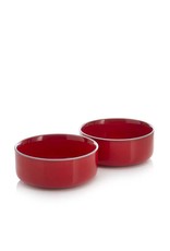 Red Song Cai Ice Cream Bowls