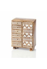 Trade roots Zig Zag Jewelry Chest, India