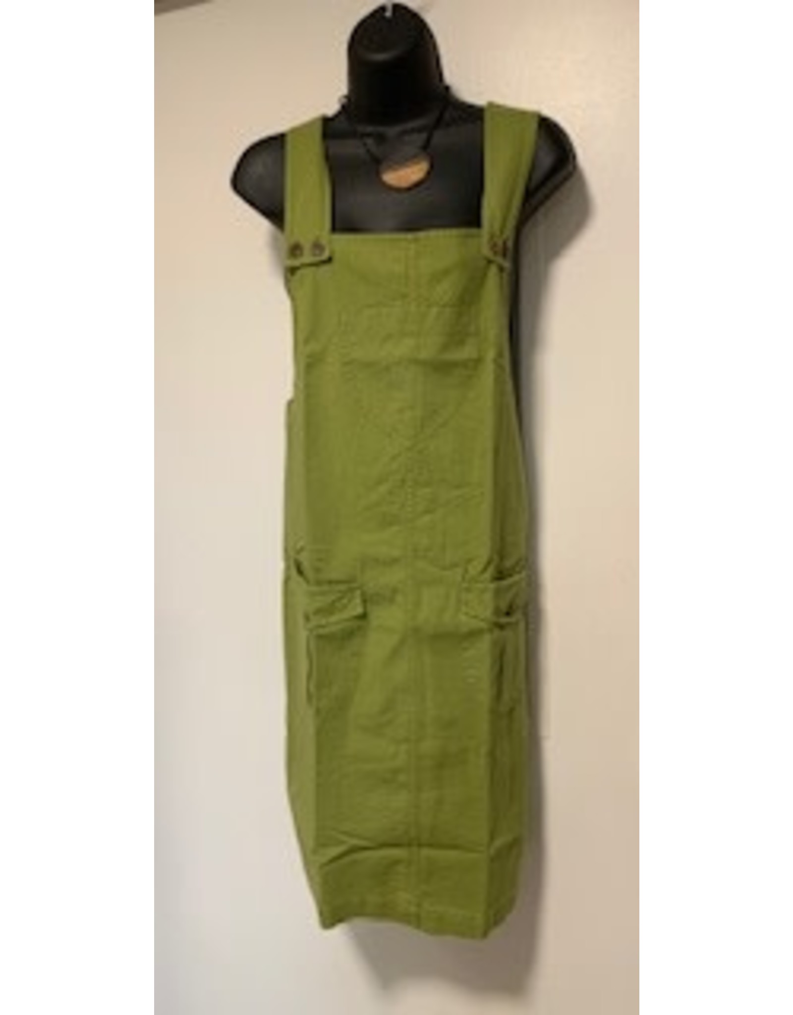khaki green jumper dress