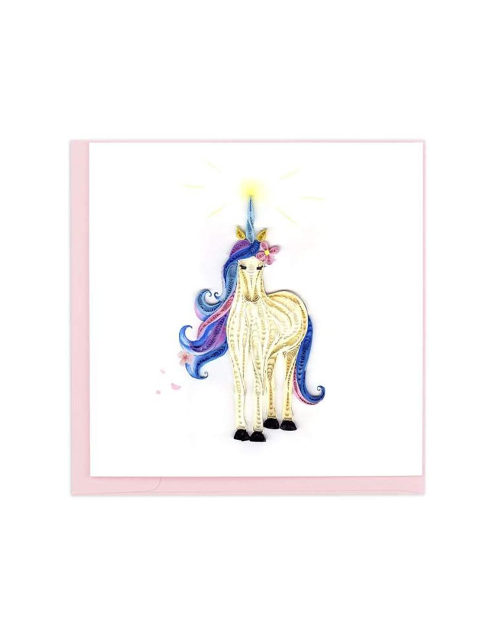 Trade roots Unicorn Quilling Card, Vietnam