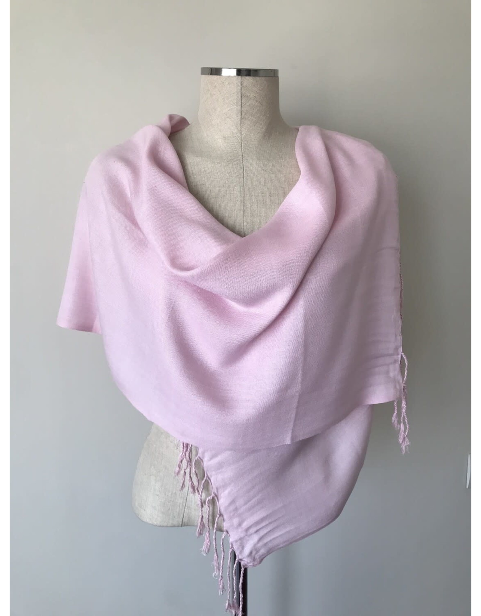 Trade roots Egyptian Scarf Solid Straight Pinks