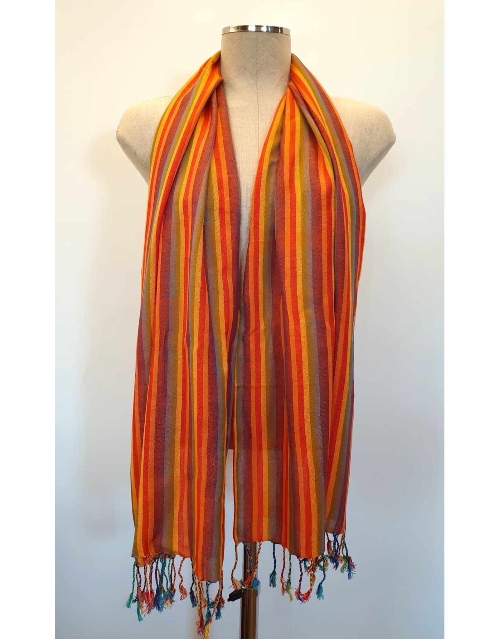 Egyptian Scarf Stripe Straight MISC. Colors