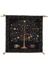 Trade roots Dream Tree Wall Hanging w/ Bamboo Hanger