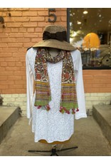 Trade roots Cotton Scarves Assorted/Tassel