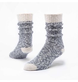 Organic Cotton Ragg Socks, Navy