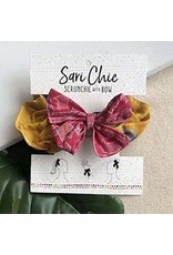 Trade roots Sari Chic Scrunchie with Bow, India