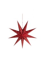 3D Red Paper Star, India