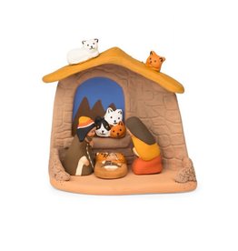 Trade roots Cat Lover's Nativity, Peru Trade roots Cat Lover's Nativity, Peru