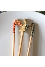 Trade roots Giraffe Chopsticks Pair, Kenya