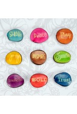 Trade roots Tagua Words of Wisdom Stone