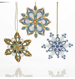 Trade roots Quilled Snowflake Ornament, INDIVIDUAL Vietnam