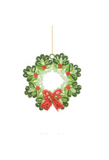 Trade roots Hand Quilled Paper Wreath Ornament, Vietnam