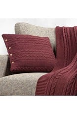 Trade roots Organic Cotton, Cable Knit Pillow