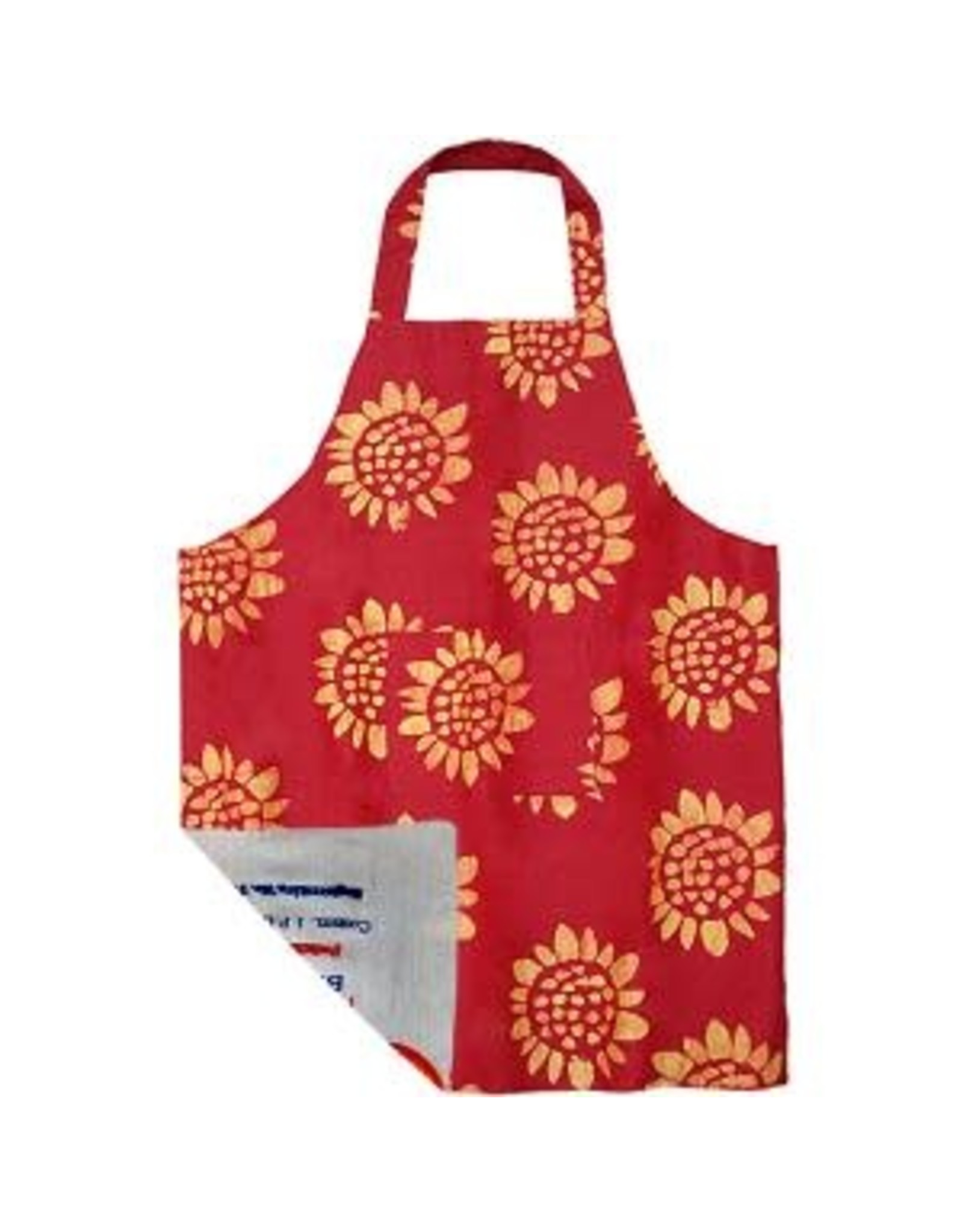 Trade roots Reversible Apron, Sunflower Red, Ghana