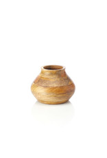Trade roots Mango Wood Bulb Vase, India